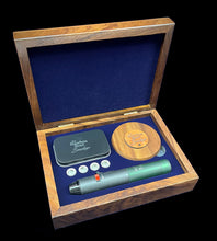 Load image into Gallery viewer, Walnut custom wood box for Bourbon Bowl Smoker Kit 
